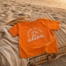 Load image into Gallery viewer, T-SHIRT "Alive" orange