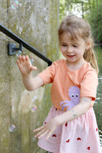 Laden Sie das Bild in den Galerie-Viewer, MUSSELIN-ROCK "Rosa Herzen"