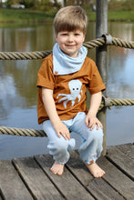 Laden Sie das Bild in den Galerie-Viewer, DREIECKSTUCH MUSSELIN "Hellblau" (2 GRÖSSEN)