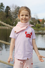 Load image into Gallery viewer, MUSSELIN-HOSE "Rosa Herzen"