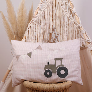 KUSCHELKISSEN "Traktor" beige