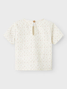 Shirt "Hailey" Coconut Milk Blümchen