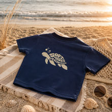 Laden Sie das Bild in den Galerie-Viewer, T-SHIRT "Schildkröte" blau
