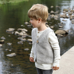 WESTE "Merinowolle" light grey