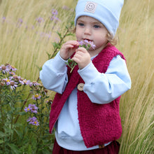 Laden Sie das Bild in den Galerie-Viewer, BOUCLÉ-WESTE "Fuchsia"