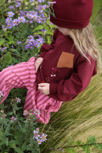 Laden Sie das Bild in den Galerie-Viewer, BARREL-PANTS "Strips" Mauve/Rosé