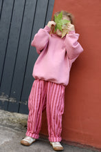 Laden Sie das Bild in den Galerie-Viewer, BARREL-PANTS "Strips" Mauve/Rosé