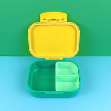 Load image into Gallery viewer, LUNCHBOX "Stripes" gelb-hellblau
