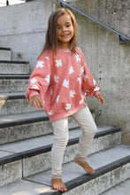 Laden Sie das Bild in den Galerie-Viewer, VINTAGE SWEATER &quot;Vögel&quot; softkoralle