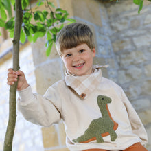 Laden Sie das Bild in den Galerie-Viewer, VINTAGE SWEATER "Dino" Beige