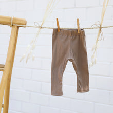 Laden Sie das Bild in den Galerie-Viewer, LEGGINGS RIB &quot;Muster&quot; taupe