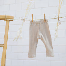 Laden Sie das Bild in den Galerie-Viewer, LEGGINGS RIB &quot;tender beige melange&quot;