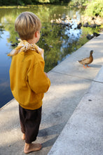 Laden Sie das Bild in den Galerie-Viewer, VINTAGE SWEATER "Checks" Ochre