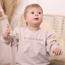 Load image into Gallery viewer, VINTAGE SWEATER &quot;Glückskind&quot; beige