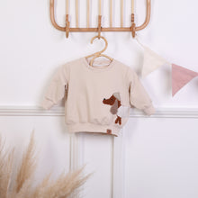 Load image into Gallery viewer, VINTAGE SWEATER &quot;Dackel&quot; beige