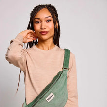 Load image into Gallery viewer, CROSSBODYBAG Velour mint