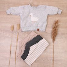 Laden Sie das Bild in den Galerie-Viewer, VINTAGE SWEATER &quot;Alpaca&quot; light grey melange