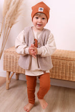 Laden Sie das Bild in den Galerie-Viewer, LEGGINGS RIB &quot;cognac&quot;