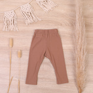 LEGGINGS RIB "cacao"