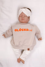 Load image into Gallery viewer, VINTAGE SWEATER "Glückskind" beige