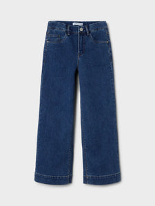 WIDE JEANS "Medium Blue Denim" FEMALE