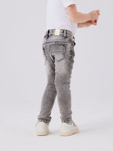 Laden Sie das Bild in den Galerie-Viewer, SKINNY JEANS "Light Grey Denim" FEMALE