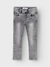 Laden Sie das Bild in den Galerie-Viewer, SKINNY JEANS "Light Grey Denim" FEMALE