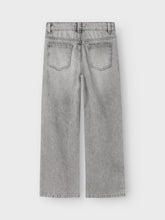 Laden Sie das Bild in den Galerie-Viewer, WIDE JEANS "Light Grey Denim" FEMALE