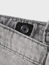 Laden Sie das Bild in den Galerie-Viewer, WIDE JEANS "Light Grey Denim" FEMALE
