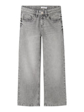 Laden Sie das Bild in den Galerie-Viewer, WIDE JEANS "Light Grey Denim" FEMALE