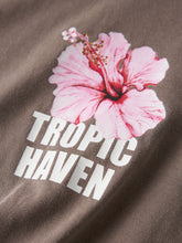 Load image into Gallery viewer, CROPPED SHIRT "Tropic Heaven" hazel brown FEMALE