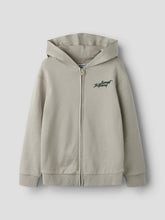 Load image into Gallery viewer, SWEAT CARDIGAN "Sunset Tropical" chateau gray MALE