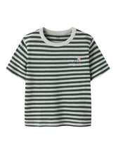 Load image into Gallery viewer, SHIRT "Surf the wave" garden green stripes MALE