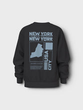 Load image into Gallery viewer, SWEATER &quot;New York&quot; schwarz MALE