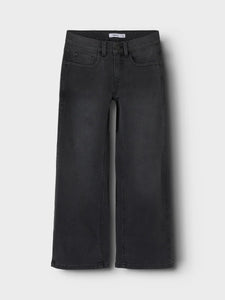 WIDE JEANS "Dark Gres Denim" FEMALE