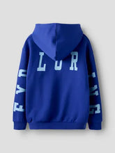 Laden Sie das Bild in den Galerie-Viewer, HOODIE &quot;Exploring&quot; Blue MALE