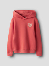 Laden Sie das Bild in den Galerie-Viewer, HOODIE "Peace Amour" spiced coral FEMALE