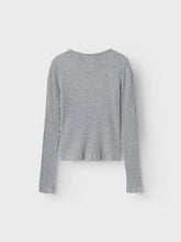 Laden Sie das Bild in den Galerie-Viewer, LONGSLEEVE &quot;Grey Melange&quot; FEMALE