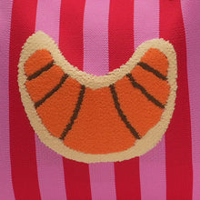 Load image into Gallery viewer, TASCHE "Croissant" rosa-rot