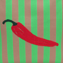Load image into Gallery viewer, SHOPPER "Pepperoni" grün-taupe