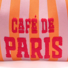 Load image into Gallery viewer, TASCHE "Café de Paris" rosa-orange