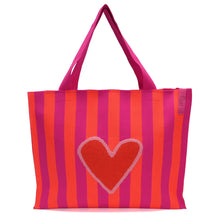 Load image into Gallery viewer, SHOPPER "Herz" pink-orange