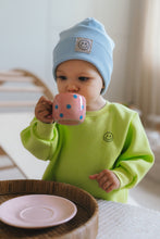 Laden Sie das Bild in den Galerie-Viewer, VINTAGE SWEATER "Smiley" Lime