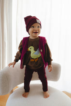 Laden Sie das Bild in den Galerie-Viewer, FROTTEE SWEATER "Ente" Cacao