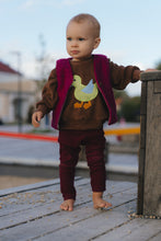 Laden Sie das Bild in den Galerie-Viewer, FROTTEE SWEATER "Ente" Cacao
