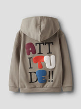 Laden Sie das Bild in den Galerie-Viewer, SWEATJACKE "Attitude" vintage khaki MALE