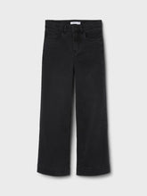 Laden Sie das Bild in den Galerie-Viewer, WIDE JEANS &quot;Black Denim&quot; FEMALE