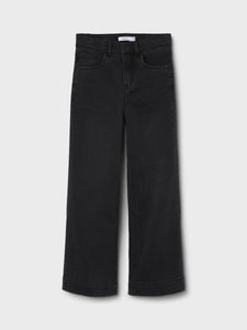 WIDE JEANS "Black Denim" FEMALE