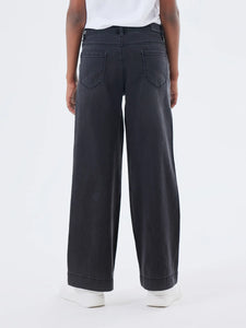 WIDE JEANS "Black Denim" FEMALE